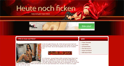 Desktop Screenshot of heute-noch-ficken.com